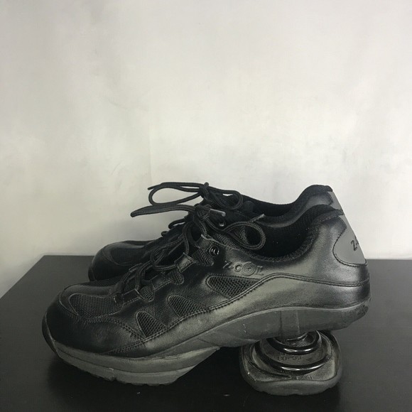 Z-COIL Back Pain Relief Coil Comfort Orthotic Spring Shoes Men’s Size 12 Black - Picture 3 of 5